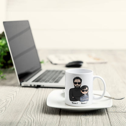Like Father Like Daughter Oh Crap - Personalized Mug