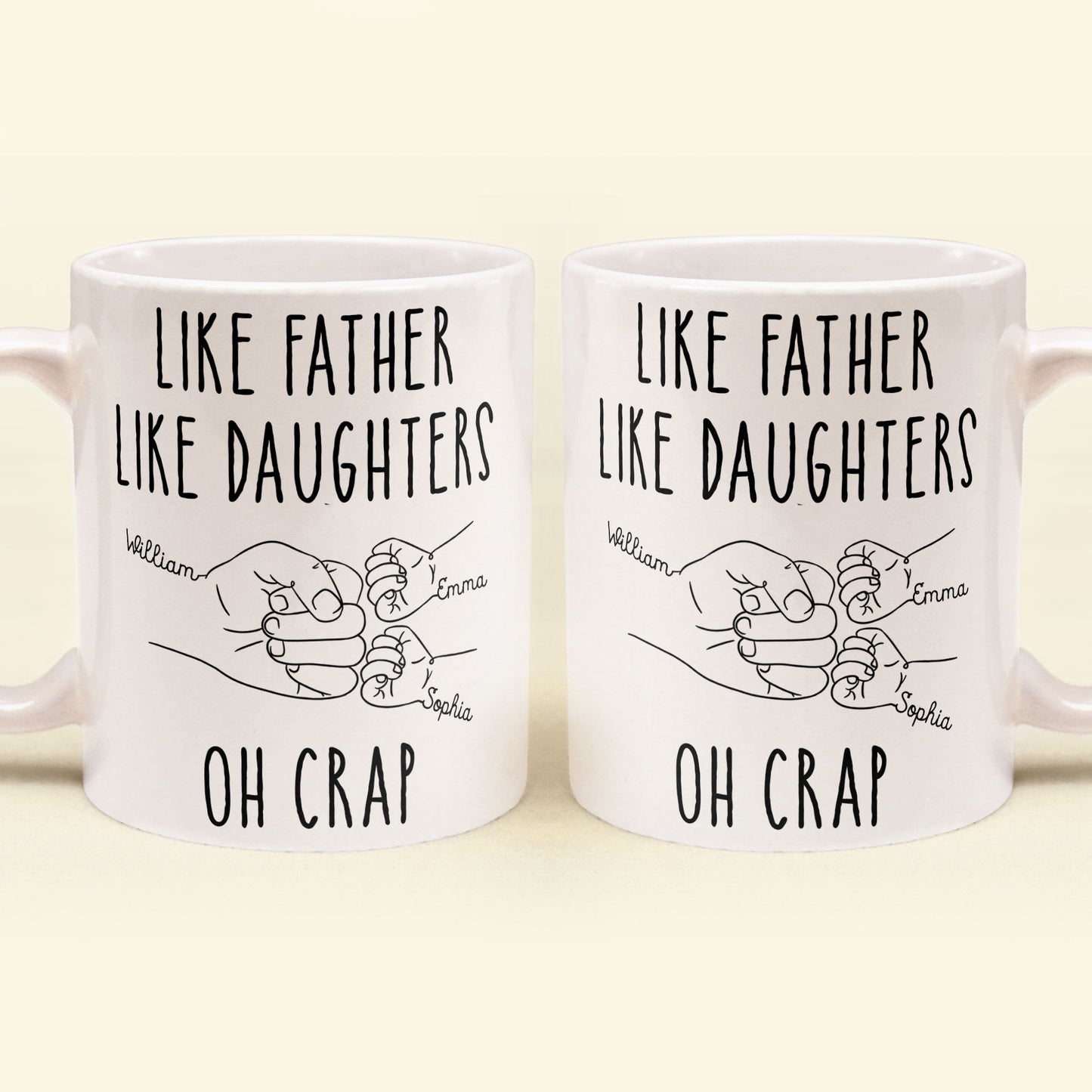 Like Father Like Daughter - Personalized Mug