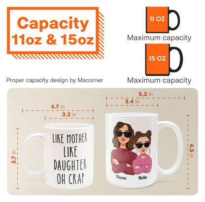 Like Mom Like Daughter - Personalized Mug