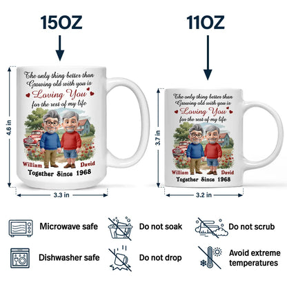 Loving You For The Rest Of My Life Couple - Personalized Mug