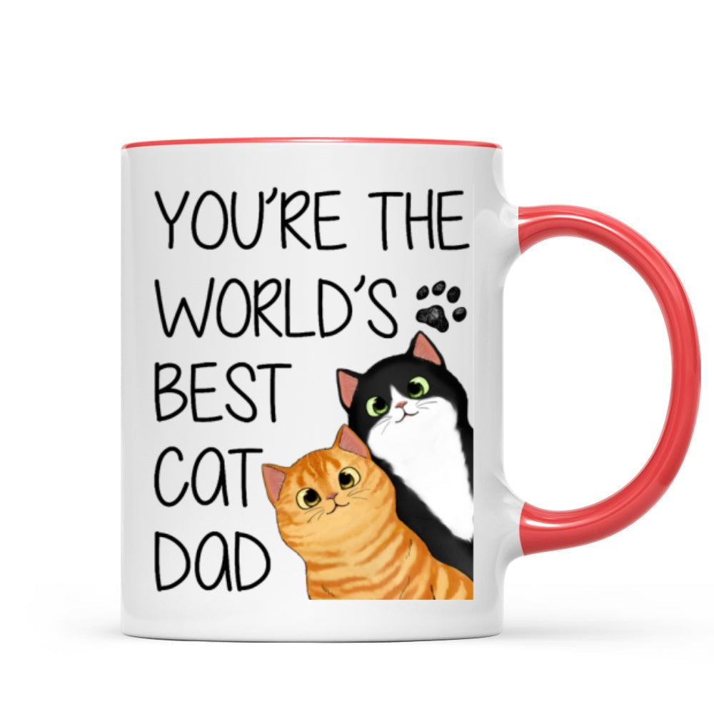You Are The World's Best Cat Dad Personalized Mug