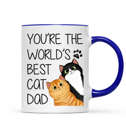 You Are The World's Best Cat Dad Personalized Mug