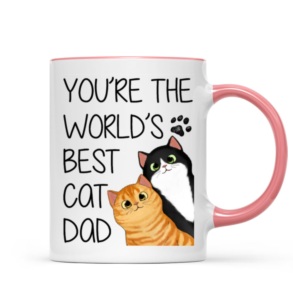 You Are The World's Best Cat Dad Personalized Mug