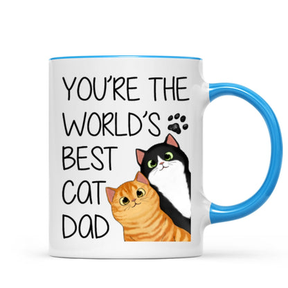 You Are The World's Best Cat Dad Personalized Mug