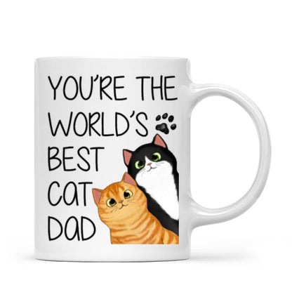 You Are The World's Best Cat Dad Personalized Mug