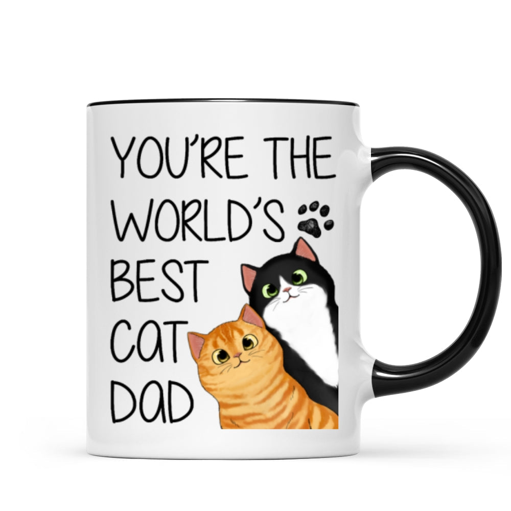 You Are The World's Best Cat Dad Personalized Mug