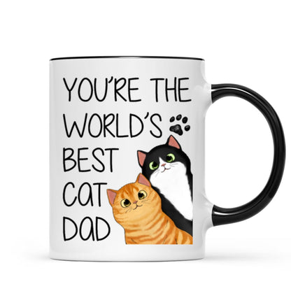 You Are The World's Best Cat Dad Personalized Mug