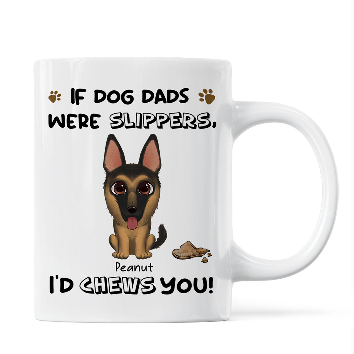 I'd Chews You Funny Gift For Dog Lover Cute Watercolor Dogs Personalized Mug