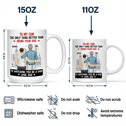 The Only Thing Better Than Being Your Parents Grandparents - Personalized Mug