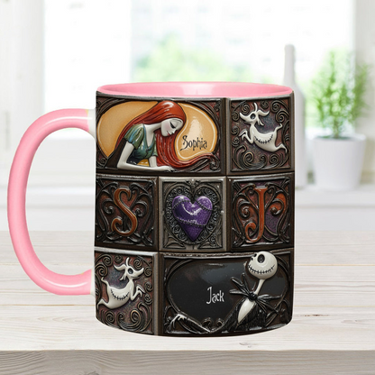 We're Simply Meant To Be - Personalized Accent Mug - Christmas Gift For Movie Fans, Couples NL122