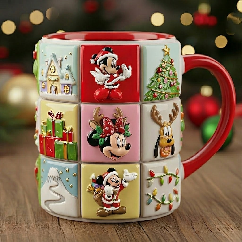 MkMo Magic Mouse Love Makes Every Day Magical - Personalized Accent Mug - Christmas Gift For Movie Fans NL122
