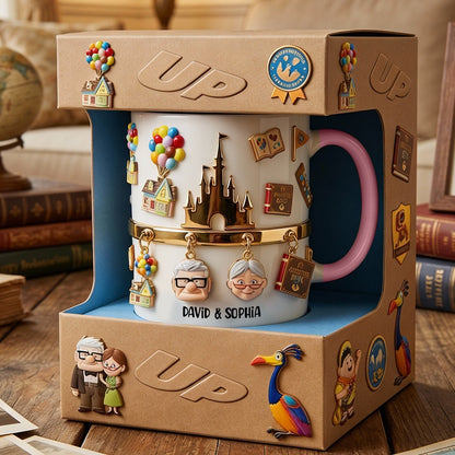 DSNY Growing Old Together - Personalized Accent Mug - Gift For Grandparents, Parents, Couples NL122