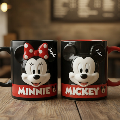 MkMo Just Love Magic Mouse - Personalized Accent Mug - Gift For Movie Fans NL122