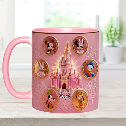 DSNY Magical Castle - Personalized Accent Mug - Gift For Movie Fans NL122