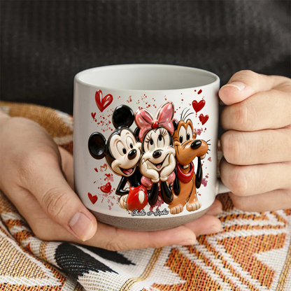 MkMo Magic Mouse You And Me We Got This - Personalized Pottery Mug - Gift For Couples, Movie Fans NL122