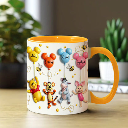 DSNY Mama Honey Bear - Personalized Accent Mug - Gift For Mom, Grandma NL122
