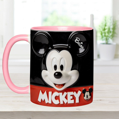 MkMo Just Love Magic Mouse - Personalized Accent Mug - Gift For Movie Fans NL122