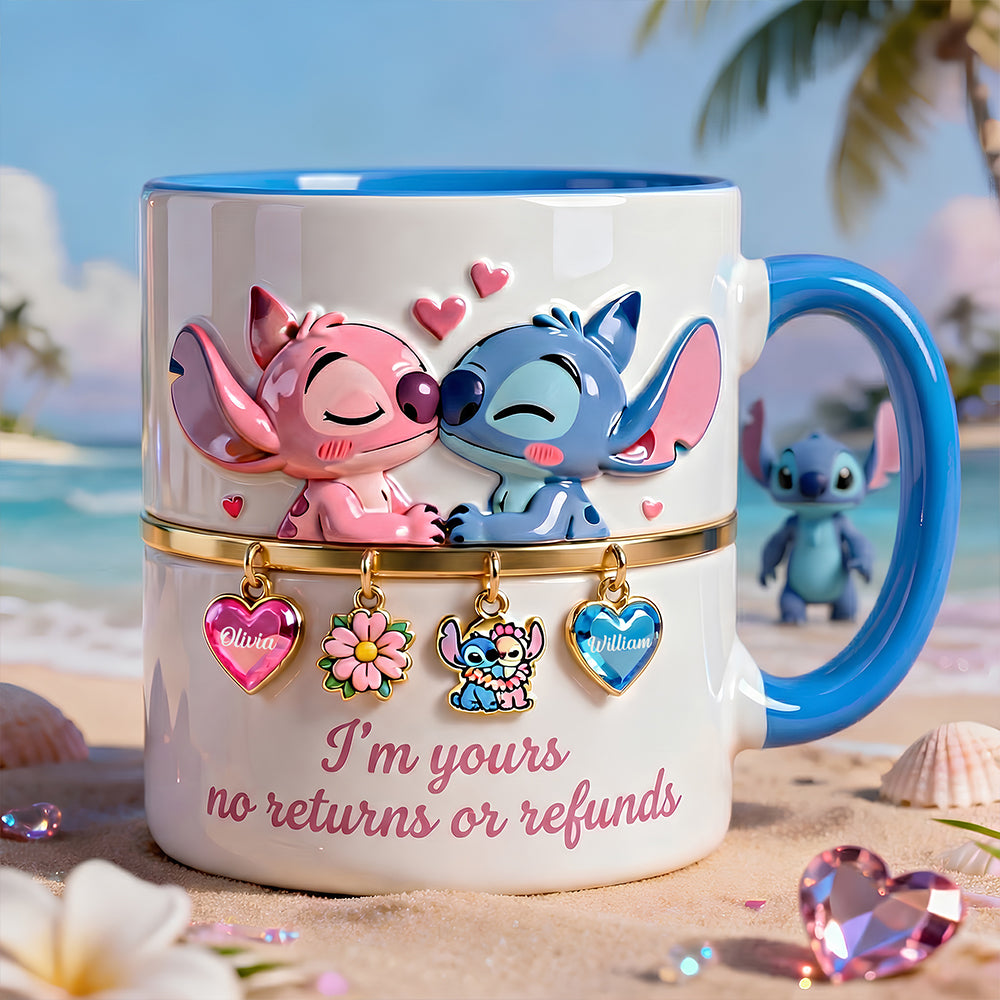Sti I'm Yours No Returns Or Refunds - Personalized Accent Mug - Gift For Couples, Movie Fans NL122