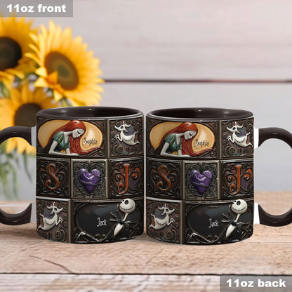We're Simply Meant To Be - Personalized Accent Mug - Christmas Gift For Movie Fans, Couples NL122