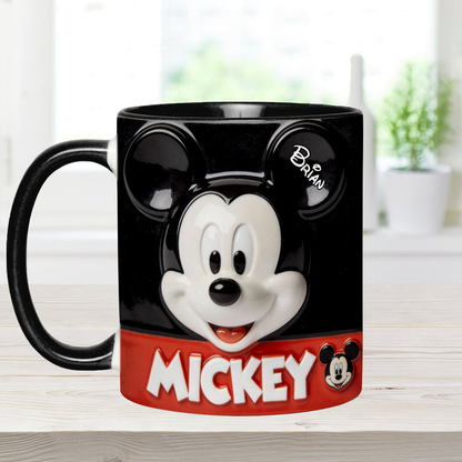 MkMo Just Love Magic Mouse - Personalized Accent Mug - Gift For Movie Fans NL122