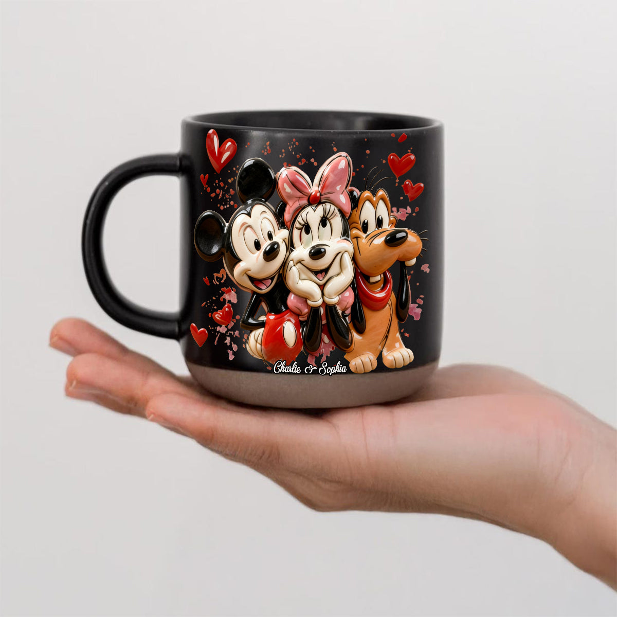 MkMo Magic Mouse You And Me We Got This - Personalized Pottery Mug - Gift For Couples, Movie Fans NL122