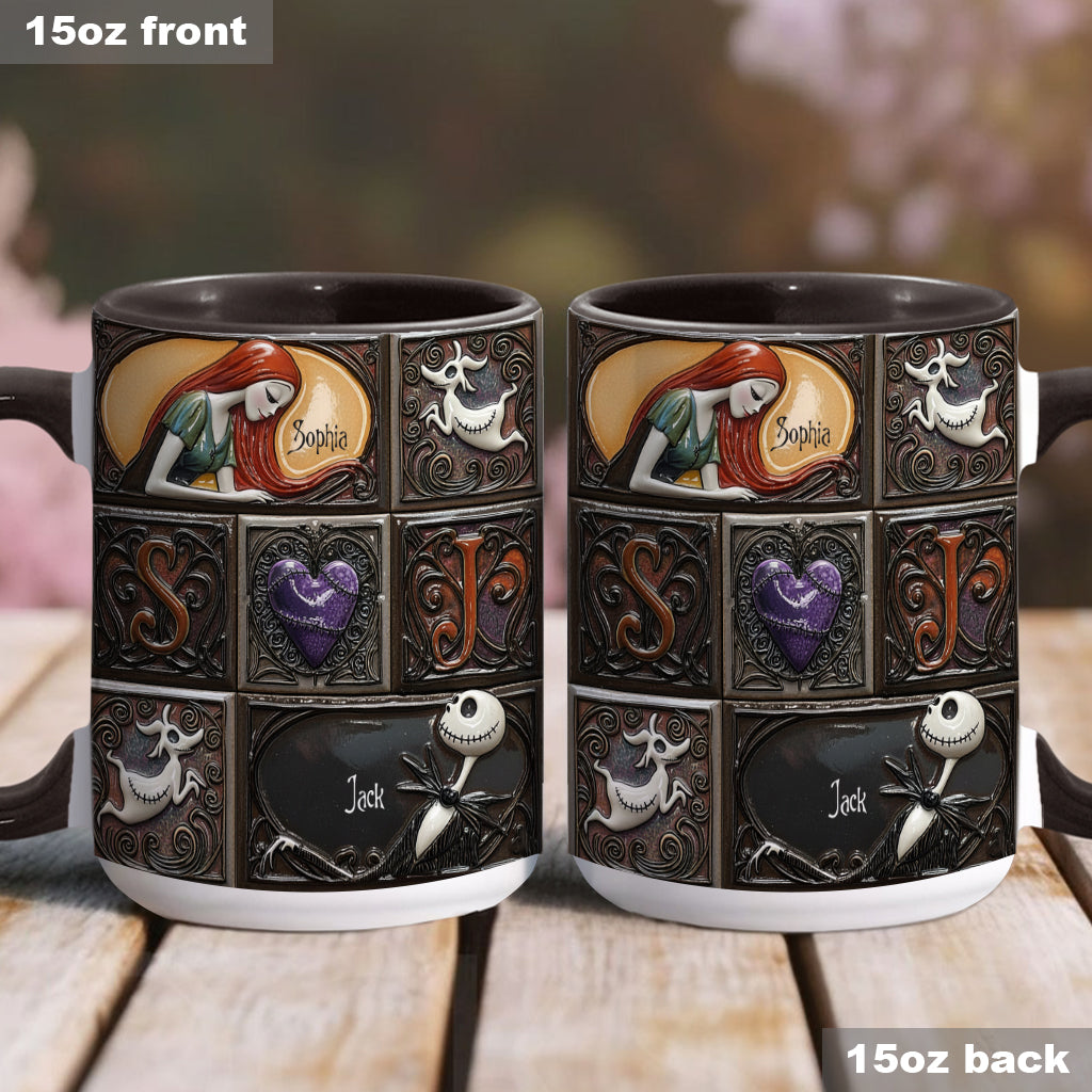We're Simply Meant To Be - Personalized Accent Mug - Christmas Gift For Movie Fans, Couples NL122