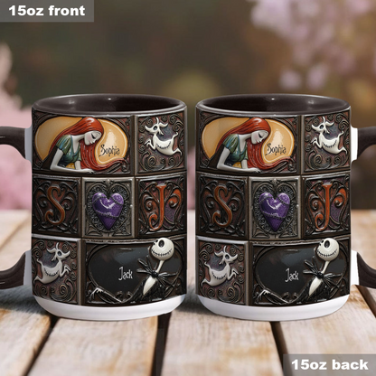 We're Simply Meant To Be - Personalized Accent Mug - Christmas Gift For Movie Fans, Couples NL122