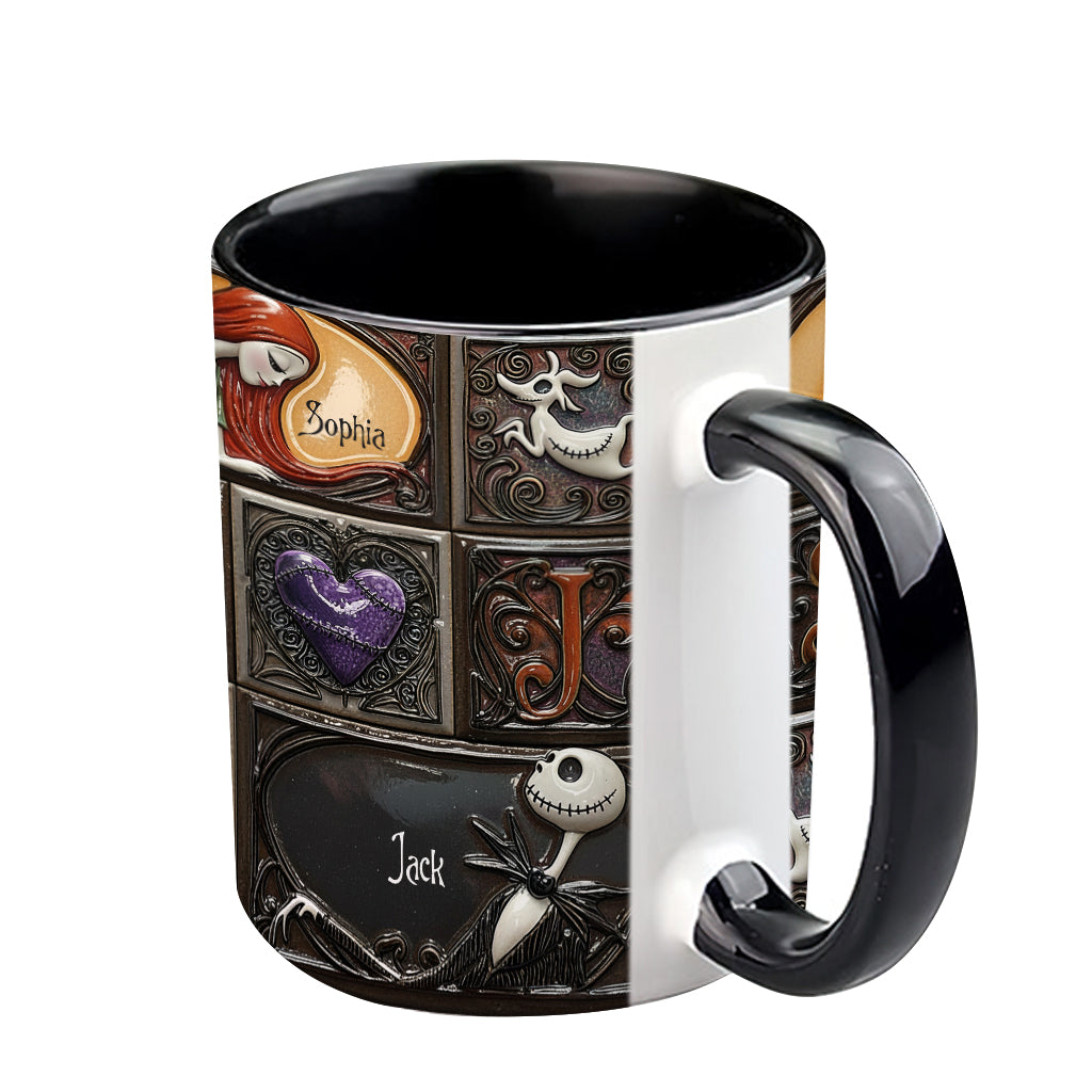 We're Simply Meant To Be - Personalized Accent Mug - Christmas Gift For Movie Fans, Couples NL122