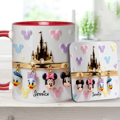 MkMo Magic Mouse Castle - Personalized Accent Mug - Gift For Movie Fans NL122