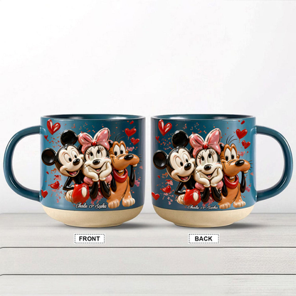 MkMo Magic Mouse You And Me We Got This - Personalized Pottery Mug - Gift For Couples, Movie Fans NL122