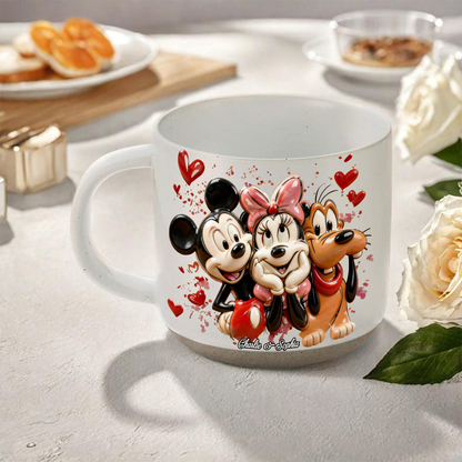 MkMo Magic Mouse You And Me We Got This - Personalized Pottery Mug - Gift For Couples, Movie Fans NL122