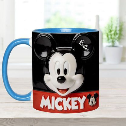 MkMo Just Love Magic Mouse - Personalized Accent Mug - Gift For Movie Fans NL122