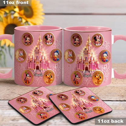 DSNY Magical Castle - Personalized Accent Mug - Gift For Movie Fans NL122