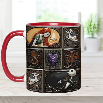 We're Simply Meant To Be - Personalized Accent Mug - Christmas Gift For Movie Fans, Couples NL122