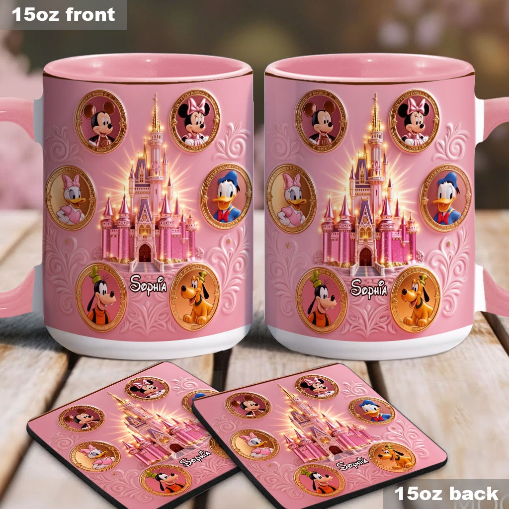 DSNY Magical Castle - Personalized Accent Mug - Gift For Movie Fans NL122