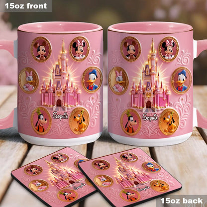 DSNY Magical Castle - Personalized Accent Mug - Gift For Movie Fans NL122