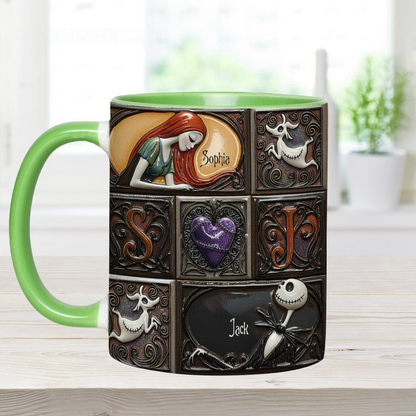 We're Simply Meant To Be - Personalized Accent Mug - Christmas Gift For Movie Fans, Couples NL122