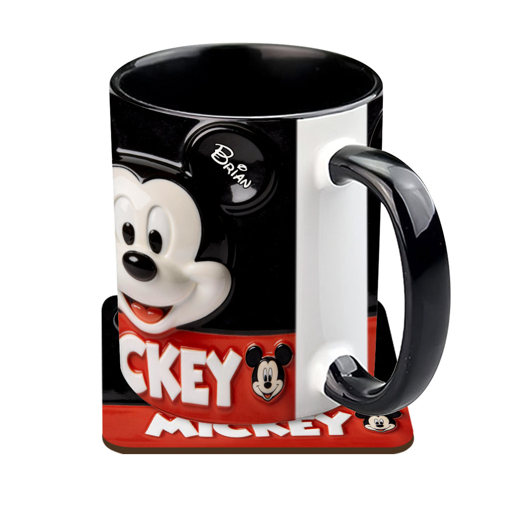 MkMo Just Love Magic Mouse - Personalized Accent Mug - Gift For Movie Fans NL122