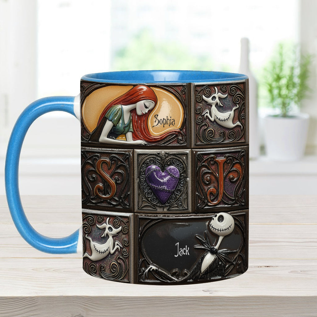 We're Simply Meant To Be - Personalized Accent Mug - Christmas Gift For Movie Fans, Couples NL122