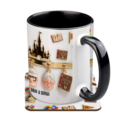 DSNY Growing Old Together - Personalized Accent Mug - Gift For Grandparents, Parents, Couples NL122