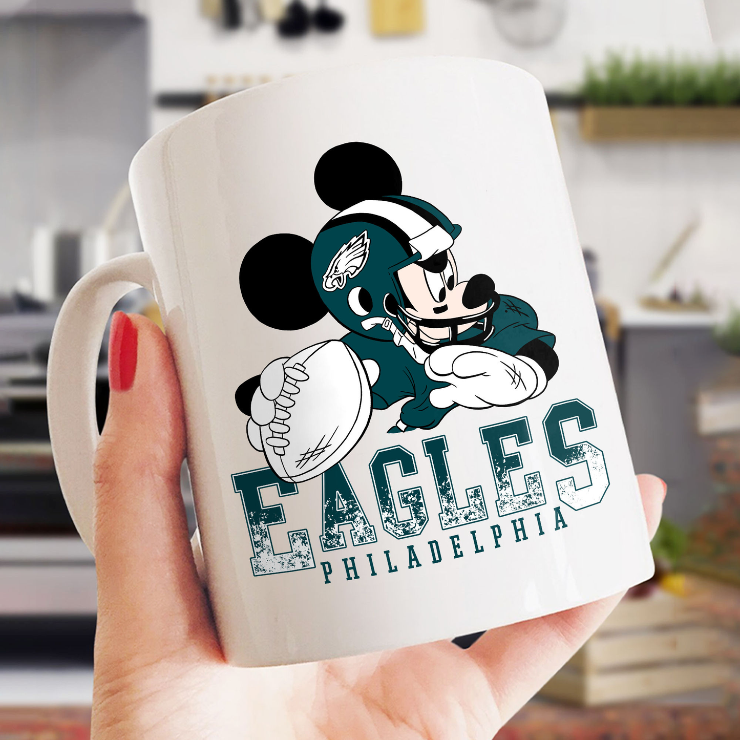 Magic Mouse Quarterback - Personalized Mug - Gifts For American Football Lover HN02