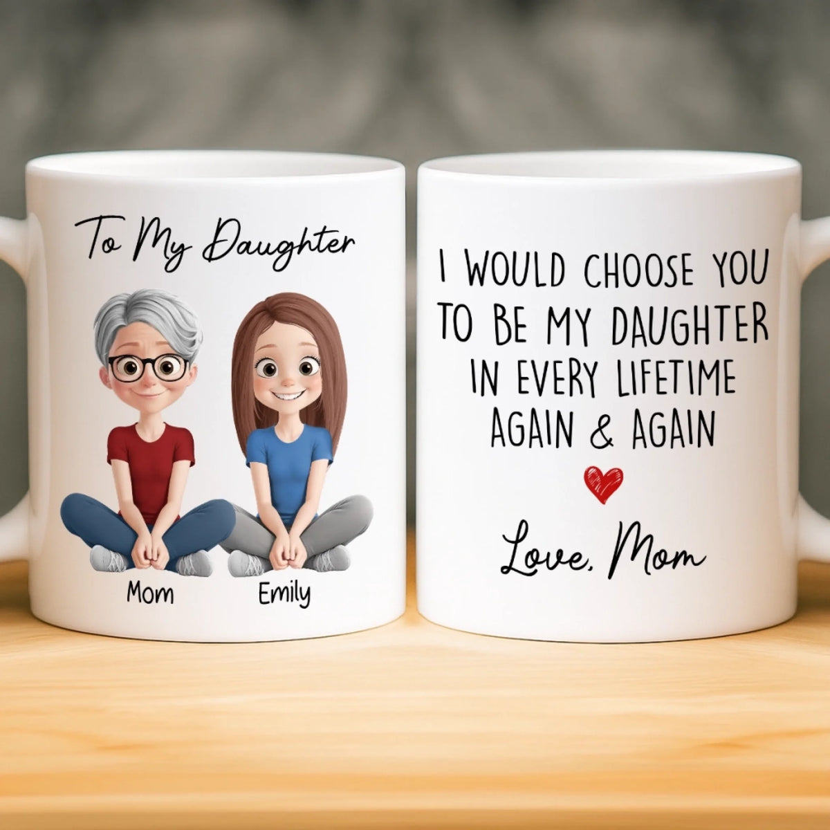 You Warm My World - Personalized Ceramic Mug - Gift For Mom, Mother's Day | GR25 HN02