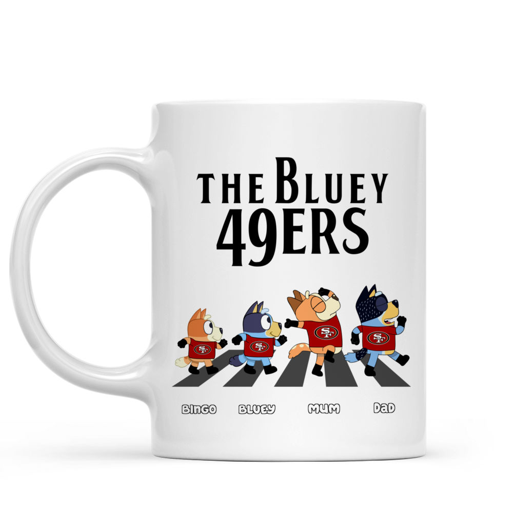Blue Dog Family Custom Team Logo - Personalized Mug - Gifts For American Football Lover | TM17 HN02