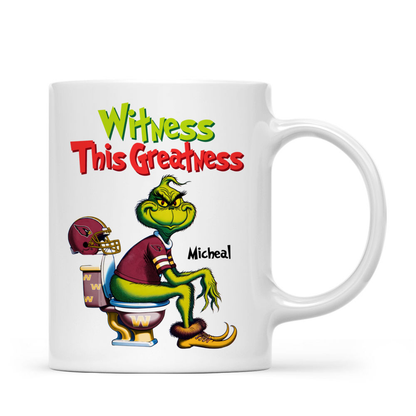 Green Monster Home & Away Toilet - Personalized Mug - Gifts For American Football Lover HN02