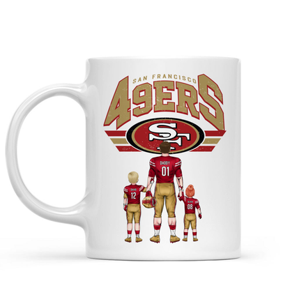 Father's Day Football - Personalized Mug - Gifts For American Football Lover | TM12 HN02