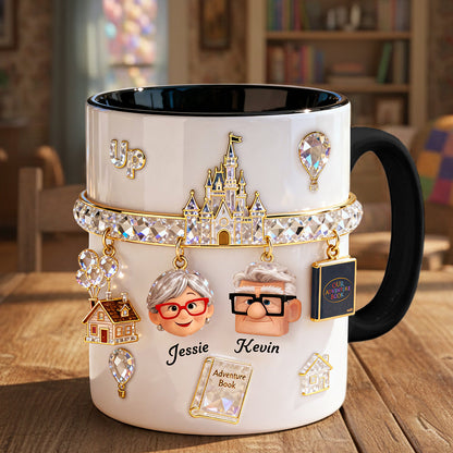 DSNY You Are My Greatest Adventure - Personalized Accent Mug - Gift For Couple, Fan Movies, Valentine | HH01