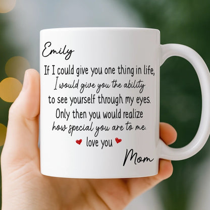 Proud Of You Every Day - Personalized Ceramic Mug - Gift For Mom, Mother's Day | GR25 HN02