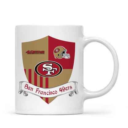 Custom Football Dad With Kids - Personalized Mug - Gifts For American Football Lover | TM12 HN02