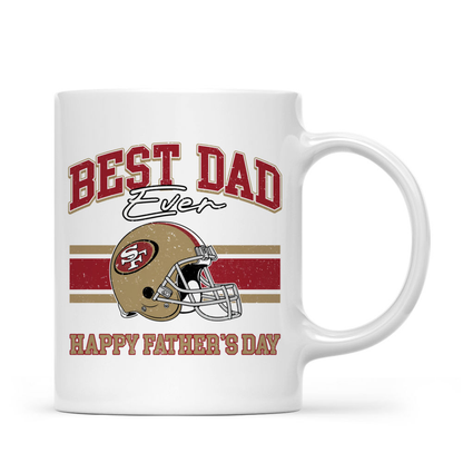 Father's Day Football - Personalized Mug - Gifts For American Football Lover | TM12 HN02