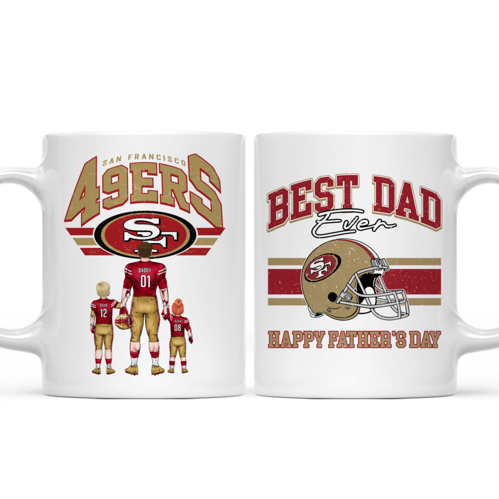 Father's Day Football - Personalized Mug - Gifts For American Football Lover | TM12 HN02